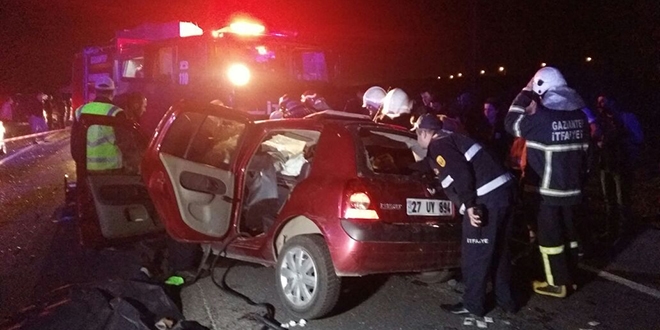 Gaziantep'te zincirleme kaza: 5 l, 5 yaral