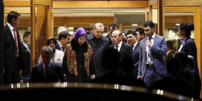 Cumhurbakan Erdoan yurda dnd