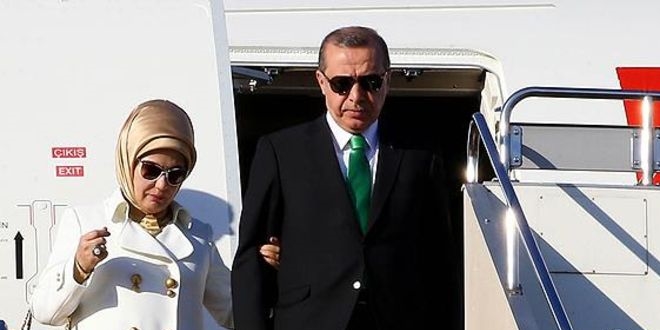 Cumhurbakan Erdoan yurda dnd