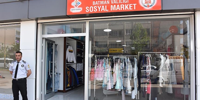 Batman'da 'sosyal market' ald