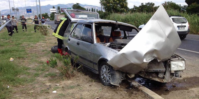 Denizli'de trafik kazas: 1 l