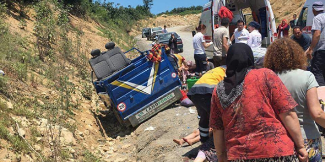 Sakarya'da patpat kazas: 2 l, 7 yaral