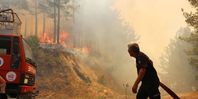 Alanya'da orman yangn! Kan talimat