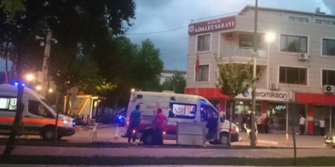 Gemlik adliyesinde polise saldr: 1 polis ehit