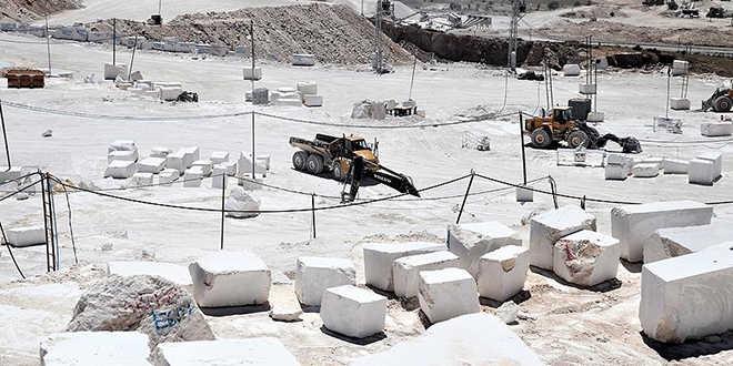 Burdur'da ekonominin lokomotifi 'mermer' sektr