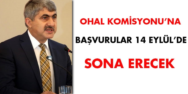 OHAL Komisyonu'na bavurular 14 Eyll'de sona erecek