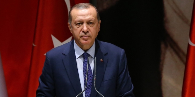 Erdoan'dan ehit ailelerine taziye telgraf