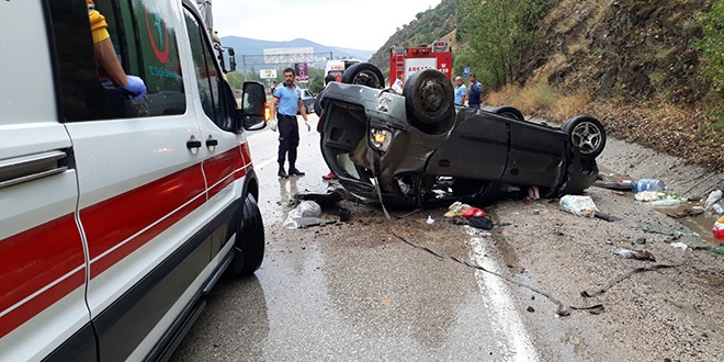 Ankara'da trafik kazas: 5 yaral