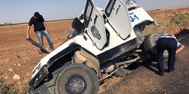 Nusaybin'de zrhl polis arac devrildi: 2 yaral