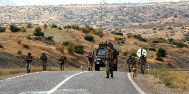 Diyarbakr'da yola tuzaklanan patlayc imha edildi