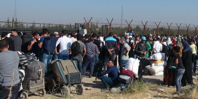 Bayram iin lkesine dnen Suriyeli says 30 bine ulat