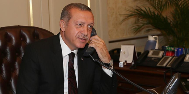 Erdoan'dan liderlere tebrik telefonu