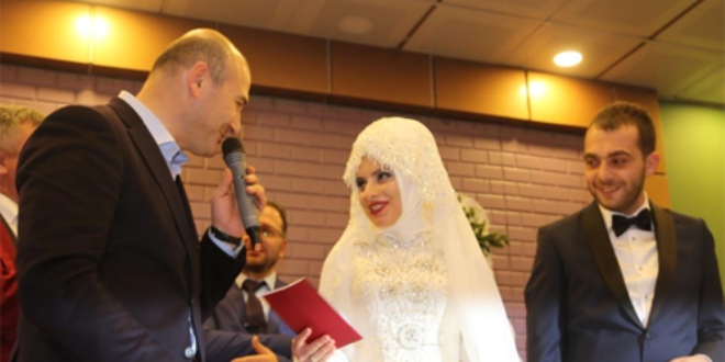 ileri Bakan Soylu, nikah ahidi oldu