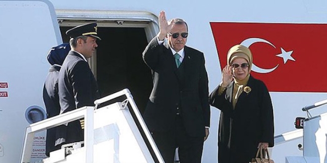 Cumhurbakan Erdoan Kazakistan'dan ayrld