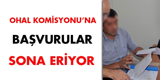 OHAL komisyonuna bavurular sona eriyor