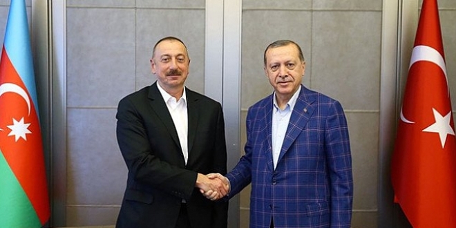 Erdoan, Aliyev ile telefonda grt