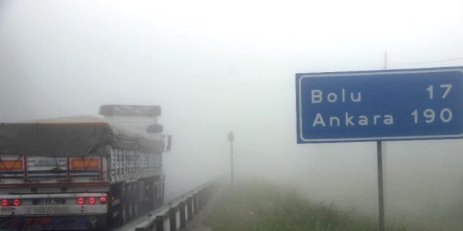 Bolu Da'nda youn sis etkili oluyor