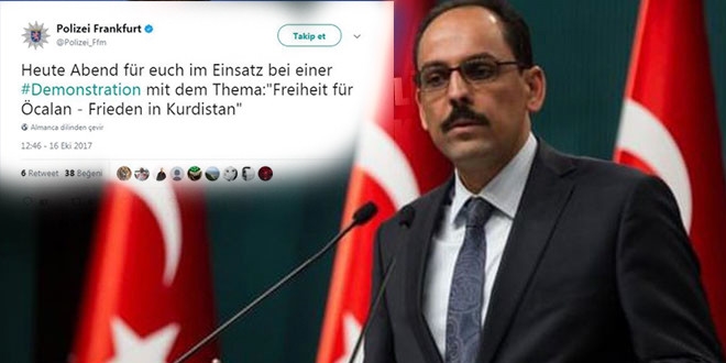 Kaln'dan Alman polisine sert aklama