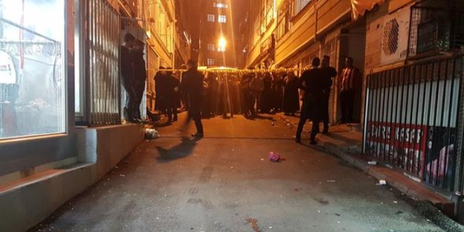 stanbul'da feci olay: Polis inceleme yapyor