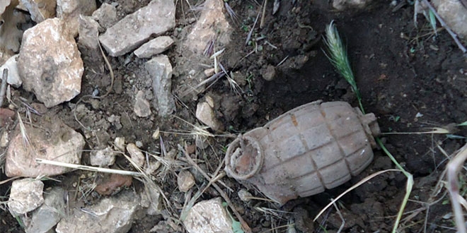 Tunceli'de basma dzenekli el bombas imha edildi