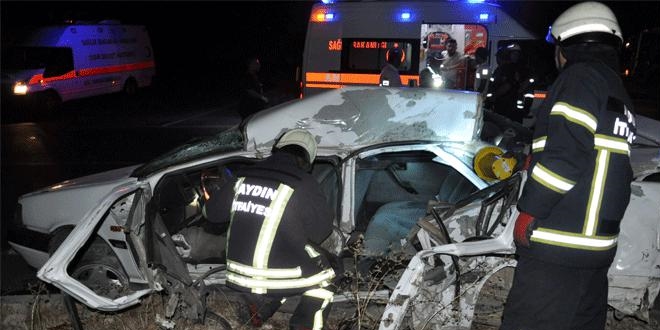 Aydn'da trafik kazas: 2'si ar 9 yaral