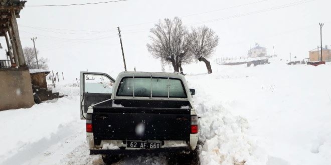 Tunceli'de 71 ky yolu ulama kapand