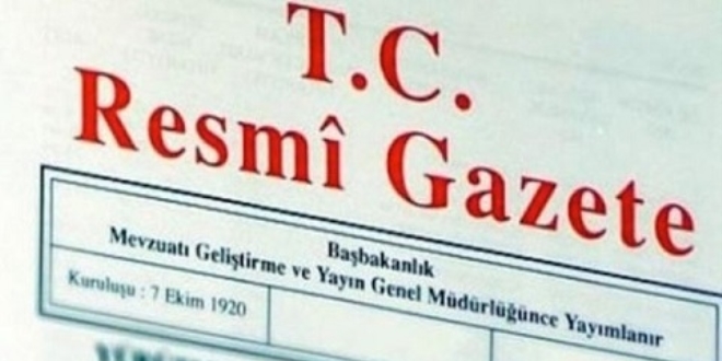 Milletleraras Anlama resmi gazetede yer ald