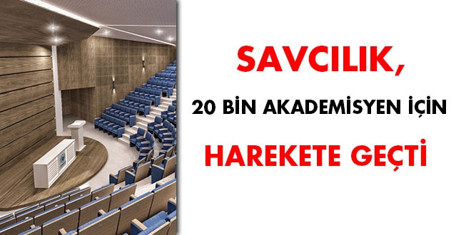 Savclk, 20 bin akademisyen iin harekete geti