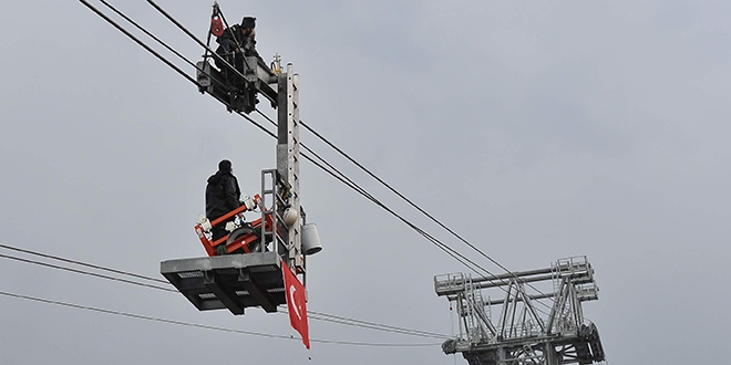 En uzun mesafeli teleferik projesinde sona gelindi