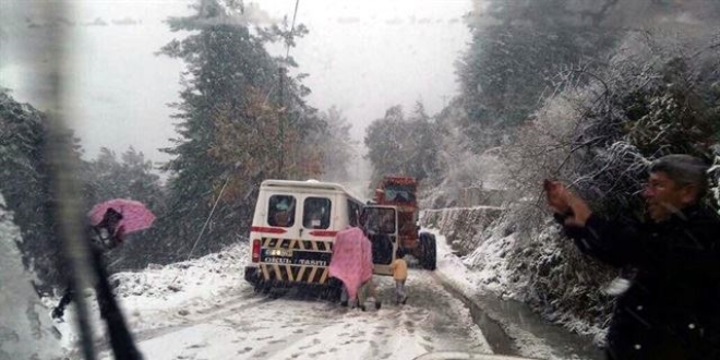 Alanya'da kar ya etkili oluyor