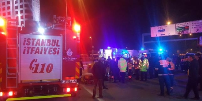 Pendik'te feci kaza: 2 l 1 yaral