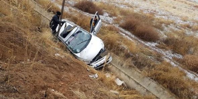 Nbete giden salk alanlar kaza yapt: 2 yaral