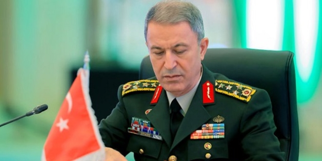 Hulusi Akar, MT mstear Hakan Fidan ile birlikte Rusya'ya gitti