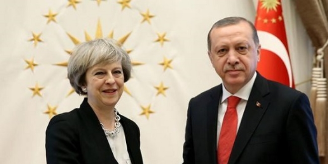 Cumhurbakan Erdoan, ngiltere Babakan ile grt
