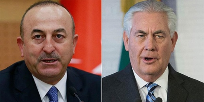 avuolu ve mevkida Tillerson ile telefonda grt