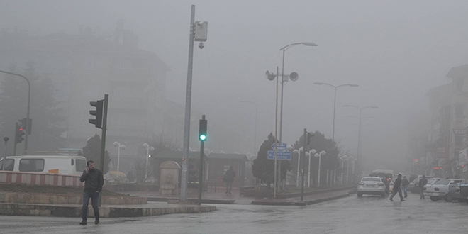 Kastamonu'da sis ulam etkiliyor