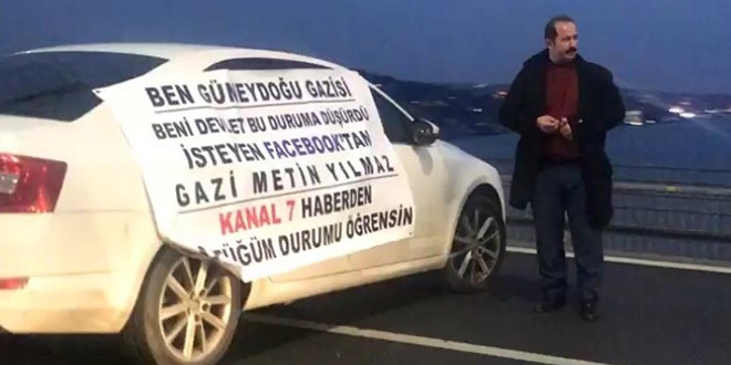 15 Temmuz ehitler Kprsnde trafik durdu