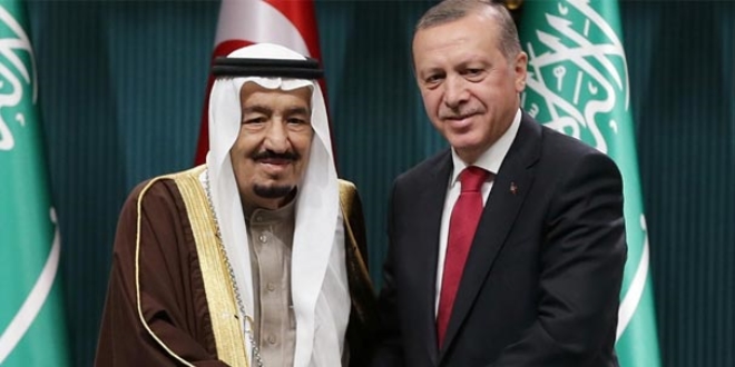 Erdoan, Suudi Arabistan Kral ile grt