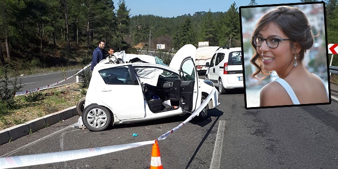 Trafik kazas yapan mimar hayatn kaybetti