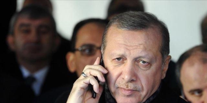 Erdoan'dan Yavaa'ya gemi olsun telefonu