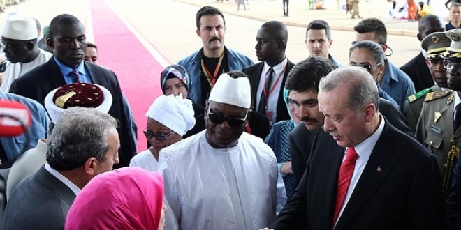 Cumhurbakan Erdoan Mali'de