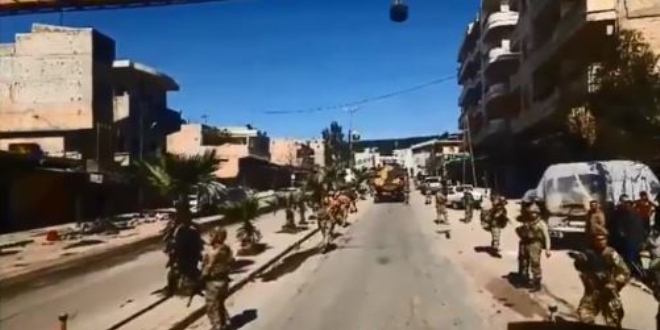 TSK, Afrin ehir merkezinden grnt paylat