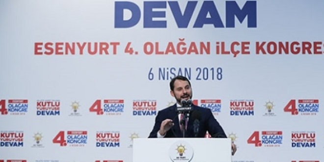 Bakan Albayrak: Hainlerle ayn saftadr