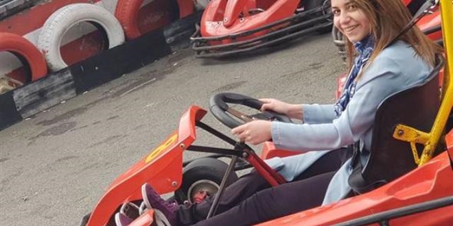 Go-kart pistinde feci kaza: Lise rencisi youn bakmda