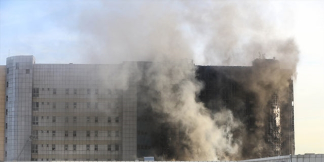Taksim'deki hastanesi yangnn sebebi belli oldu