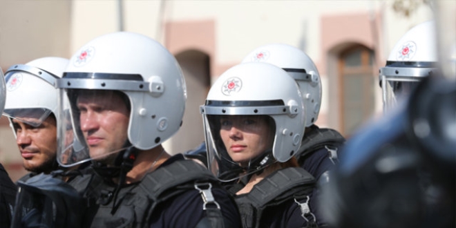 Trk polisinden Arnavutluk polisine eitim destei