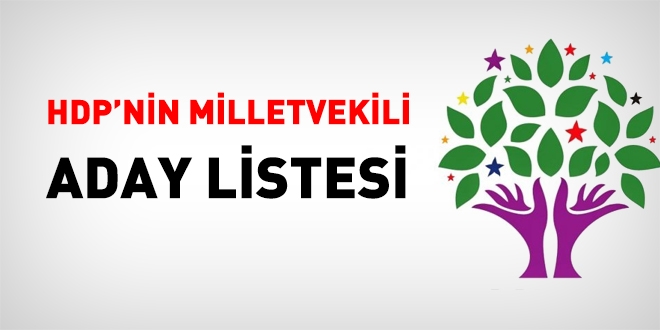 HDP aday listesi netleti