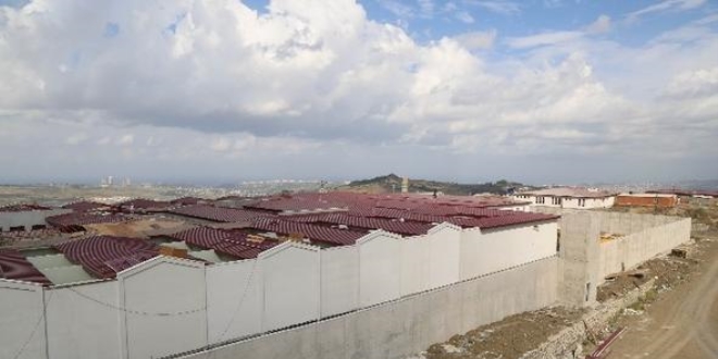 Afyonkarahisar'daki FET cezaevinin kaba inaat tamamland