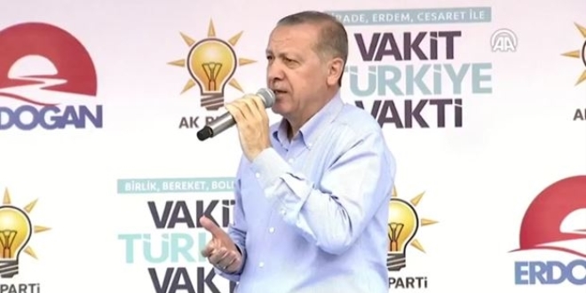 Erdoan'dan Muharrem nce'ye kpr cevab