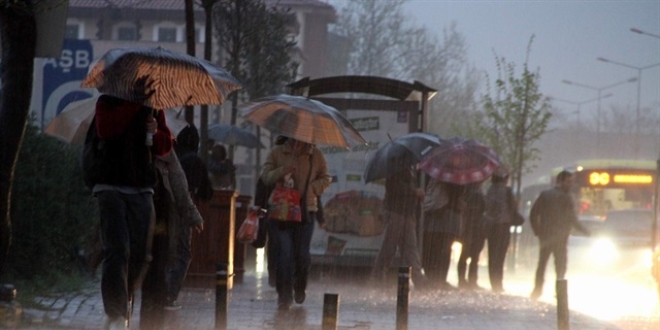 Meteoroloji'den Ordu ve evre iller iin sel uyars-Harital